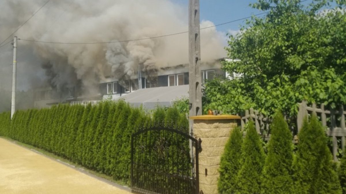 Поляки підпалили хостел з українцями