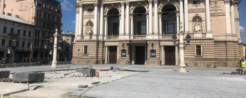 Фонтан біля Львівського оперного театру незабаром відкриють