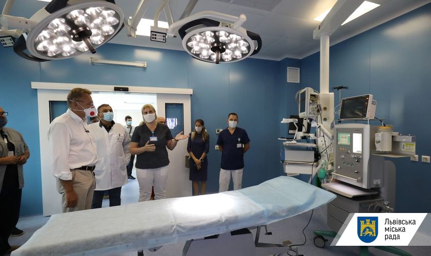 У травматологічній операційній дитячої лікарні Львова провели ремонтні роботи