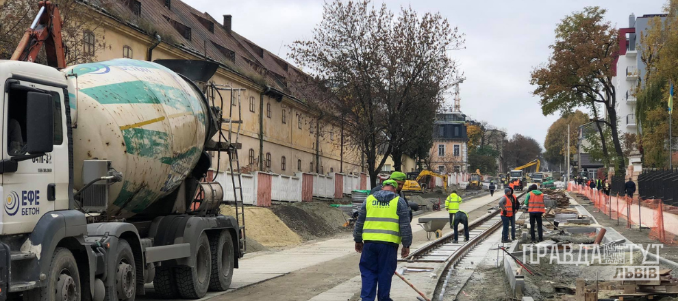 У Львові ремонт вулиці Шевченка триває