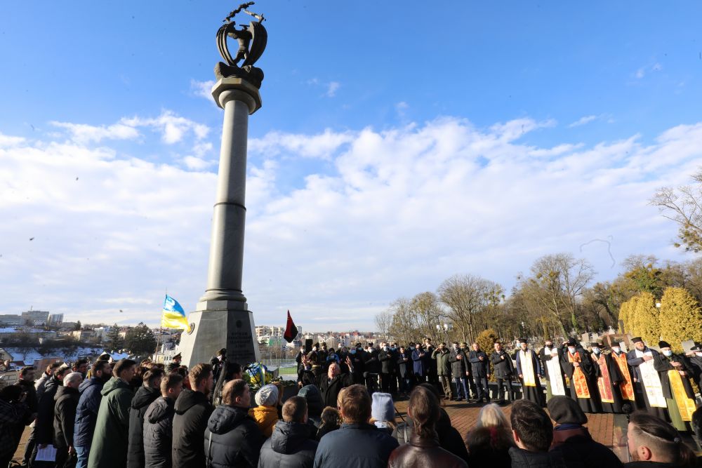 У Львові у День Соборності вшанували бійців за волю України