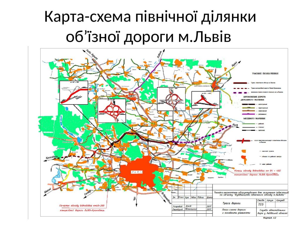 Для будівництва Північної об’їзної Львова викуплено 16 земельних ділянок