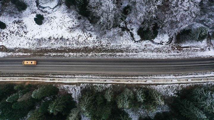 Ситуація на засніжених дорогах Львівщини