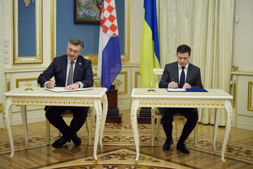 Хорватія та Україна підписали декларацію про європейську перспективу