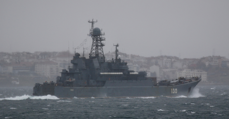 Військові кораблі Росії відійшли від Одеси до Криму