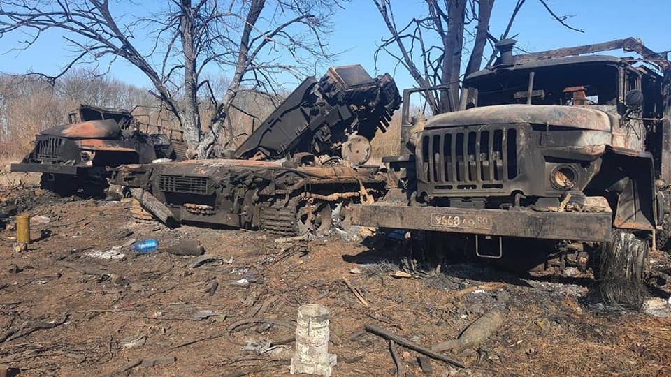 У Сумській області ЗСУ знищили колону рашистів (фото)