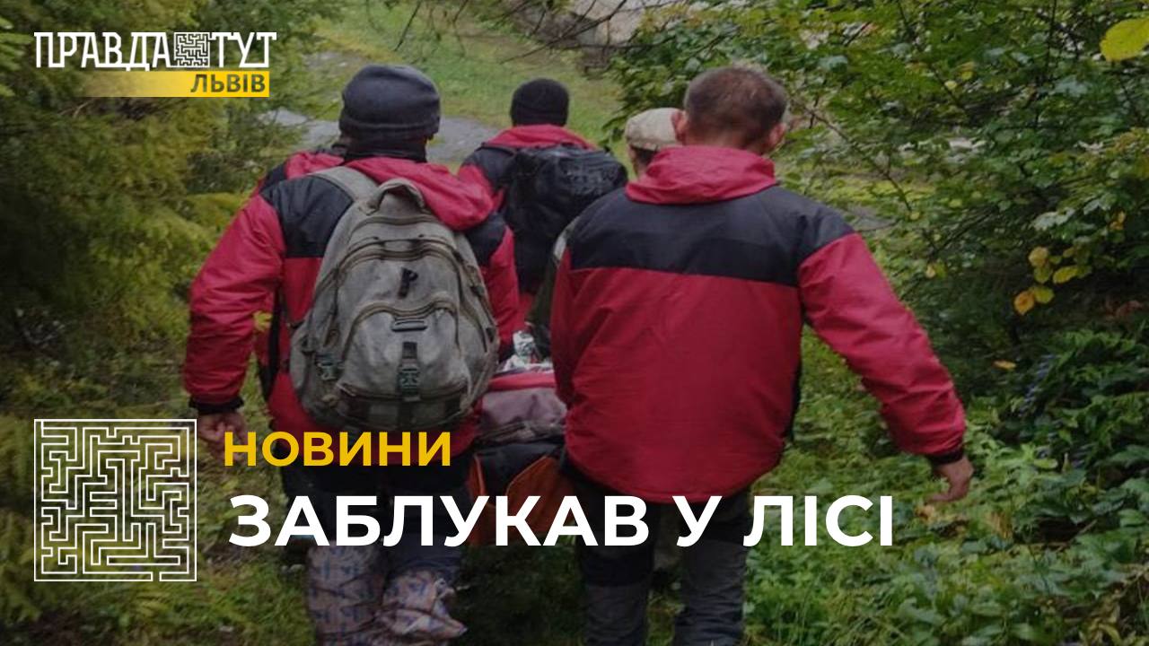На Львівщині рятувальники цілу ніч шукали чоловіка, який пішов по гриби (відео)