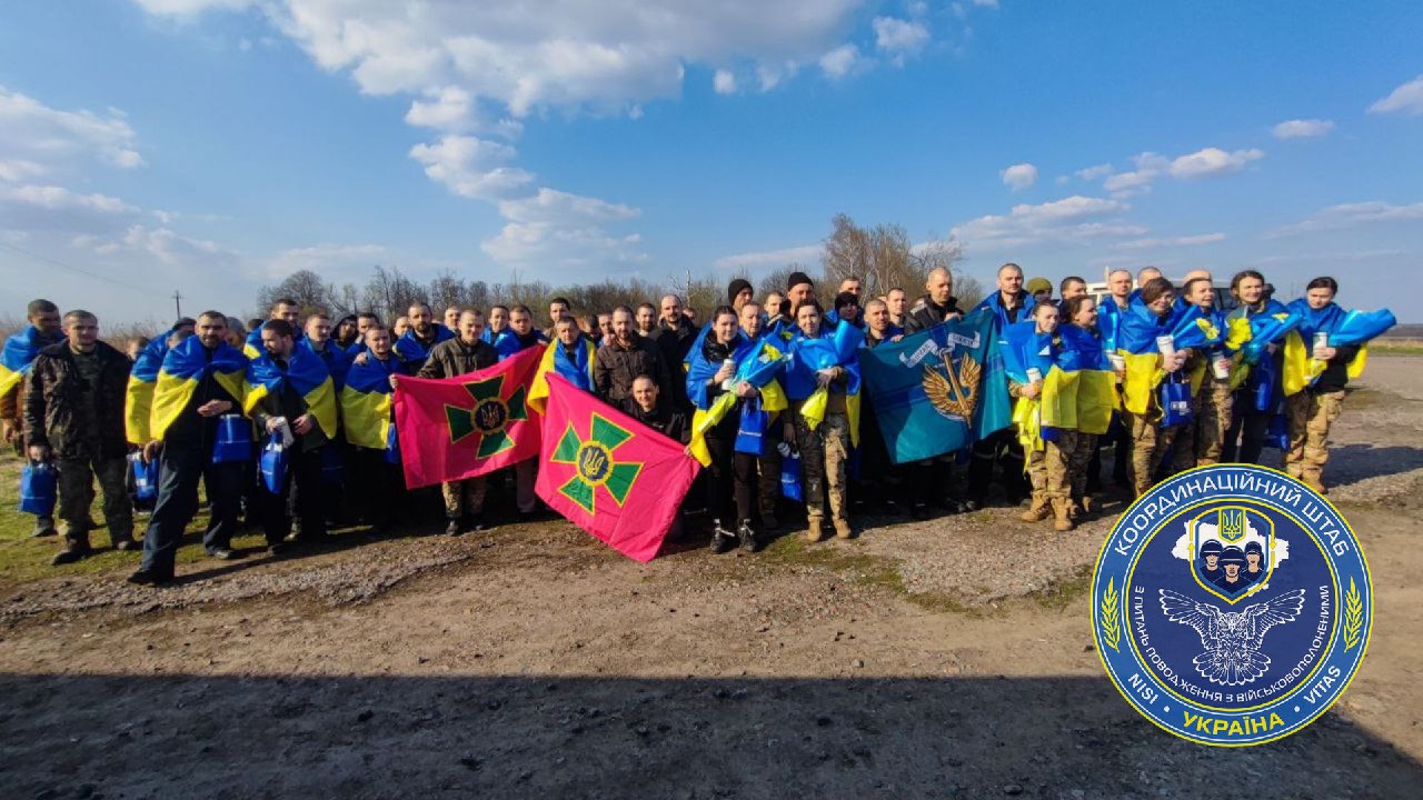 Україна повернула з російського полону 100 військових