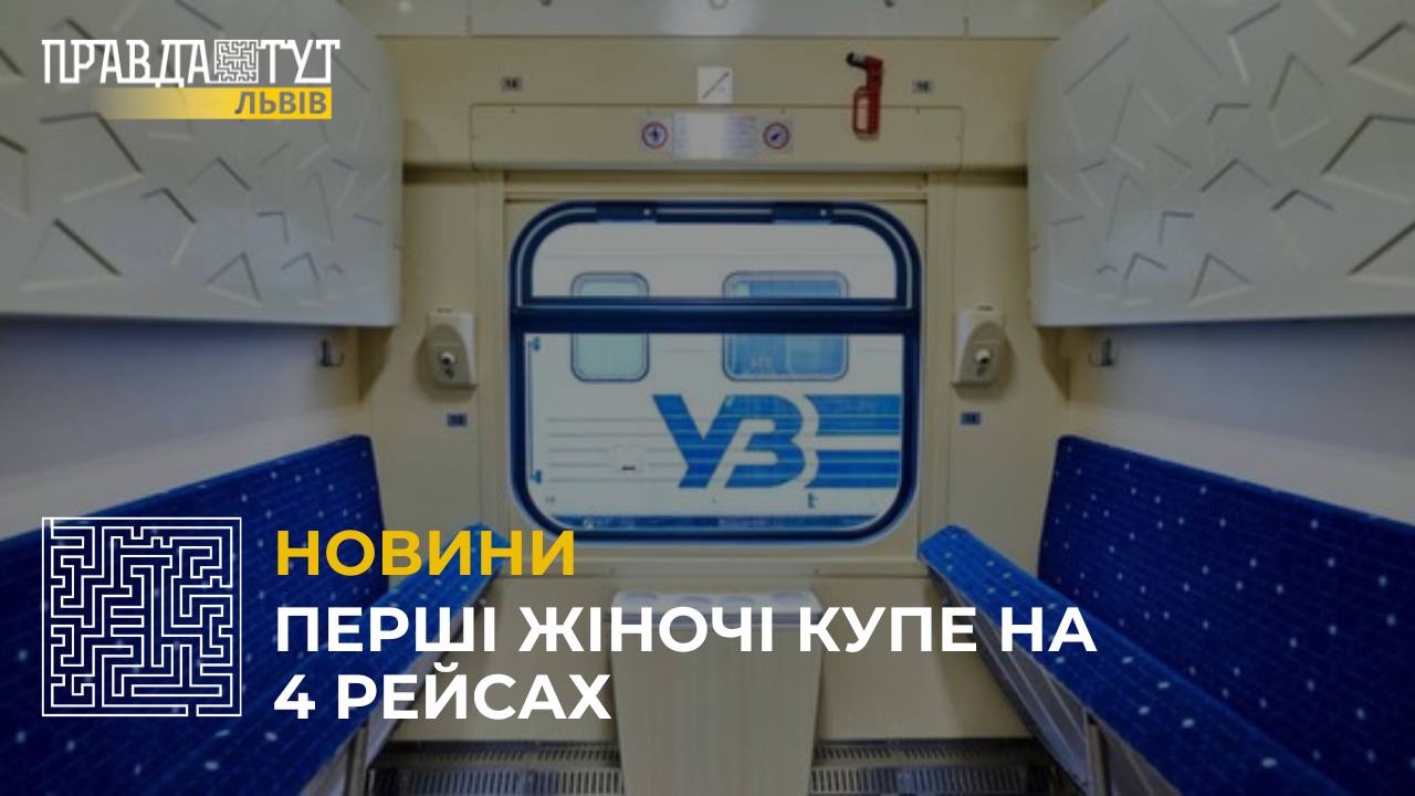 Укрзалізниця запустила перші жіночі купе на 4 рейсах