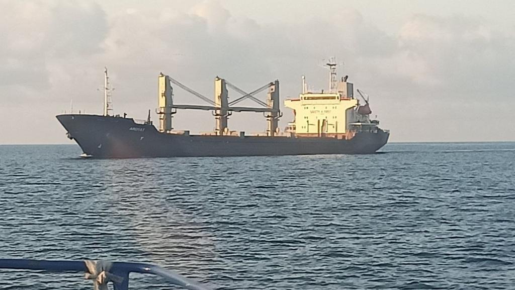 Судно AROYAT з 17,6 тис тонн українського зерна вийшло з порту Чорноморськ