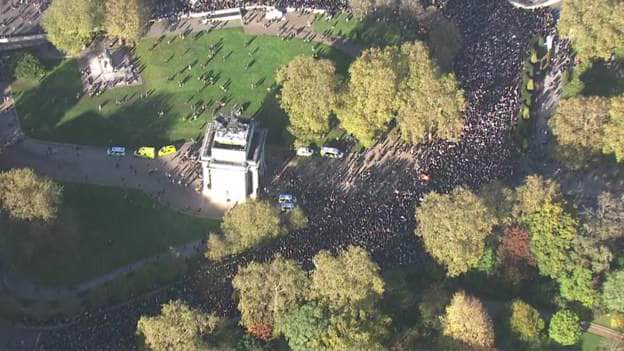 У Лондоні пройшов найбільший багатотисячний пропалестинський мітинг