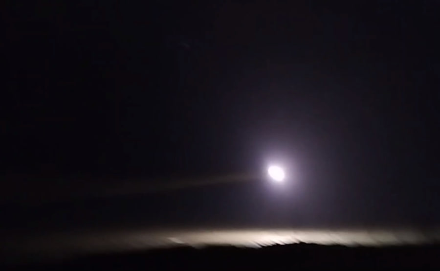 Сили оборони оприлюднили відео збиття “шахеда” над Одещиною (ВІДЕО)