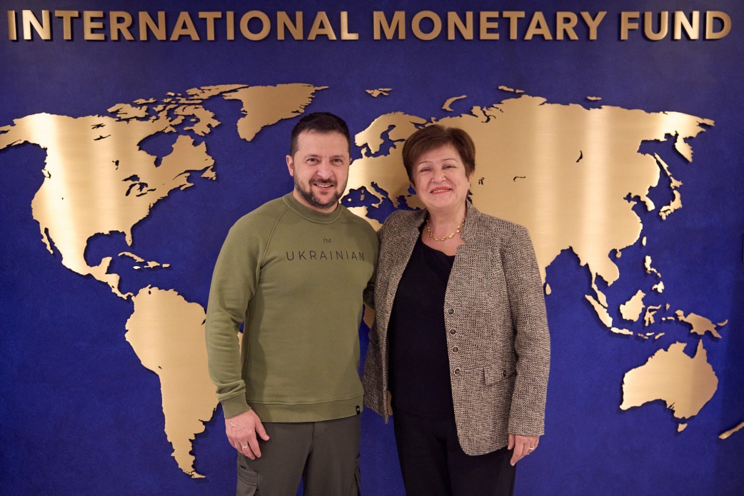 Зеленський зустрівся з очільницею МВФ