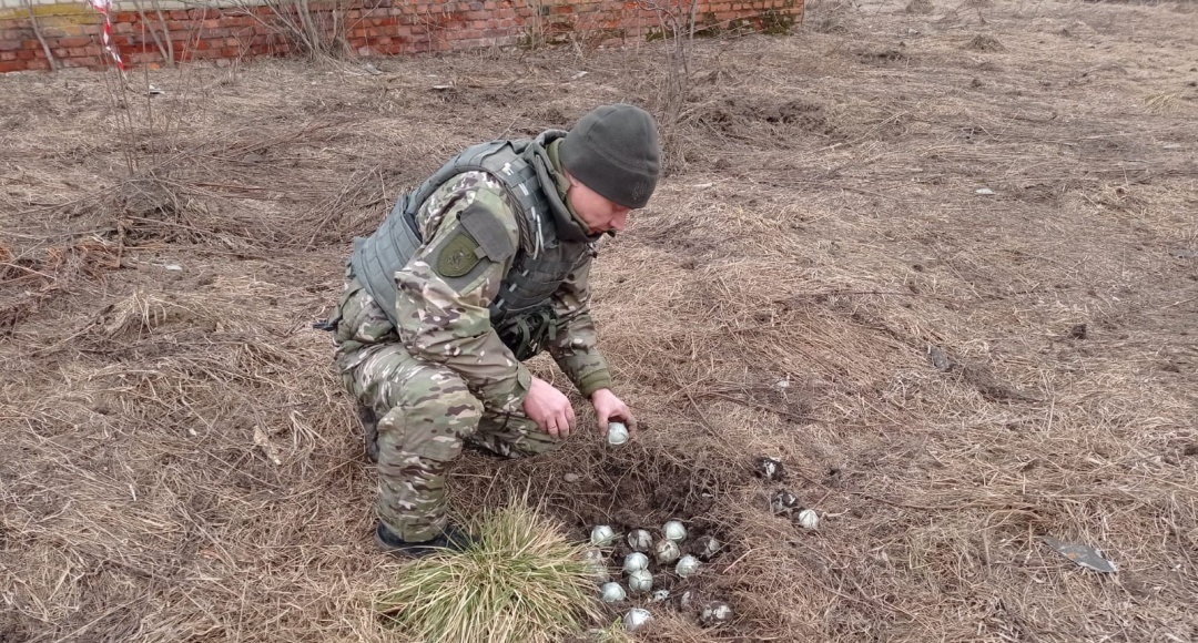 На Сумщині росіяни дистанційно замінували територію осколковими кульковими бомбами