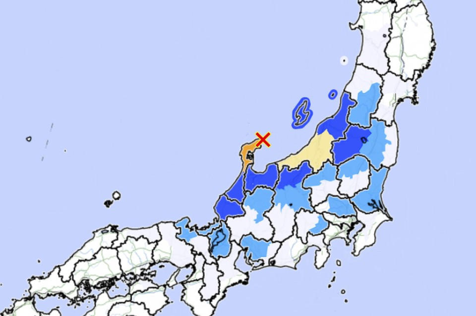 В Японії сталися два землетруси