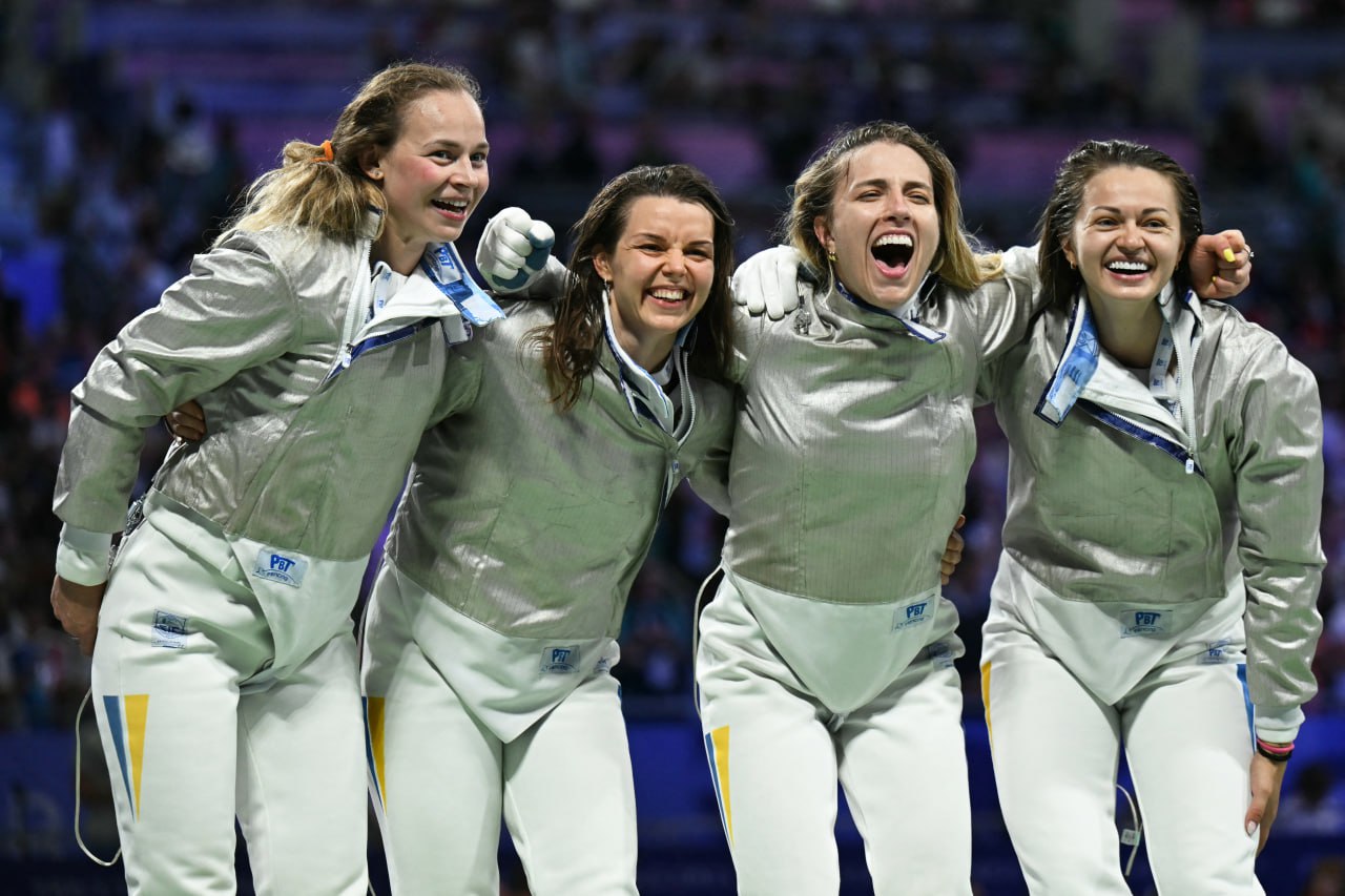 Українські фехтувальниці здобули «золото» на Олімпіаді