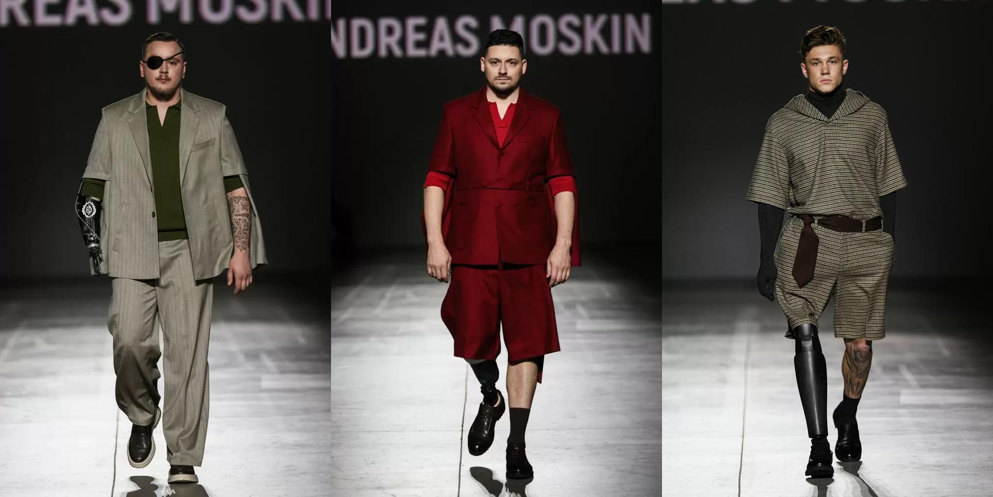 В одному з показів Ukrainian Fashion Week взяли участь ветерани з ампутаціями