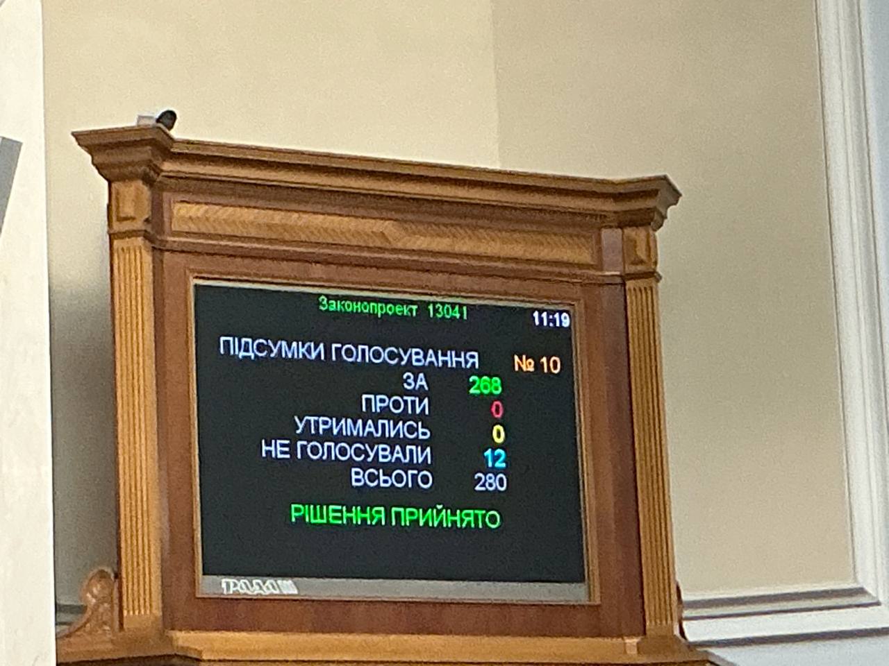 Верховна Рада ухвалила постанову про неможливість виборів під час воєнного стану