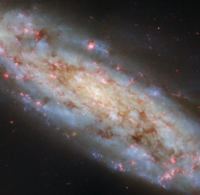 Hubble зробив знімок унікальної спіральної галактики в сузір'ї Чаша