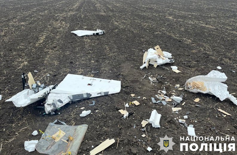 У Києві уламки збитого безпілотника впали на території школи