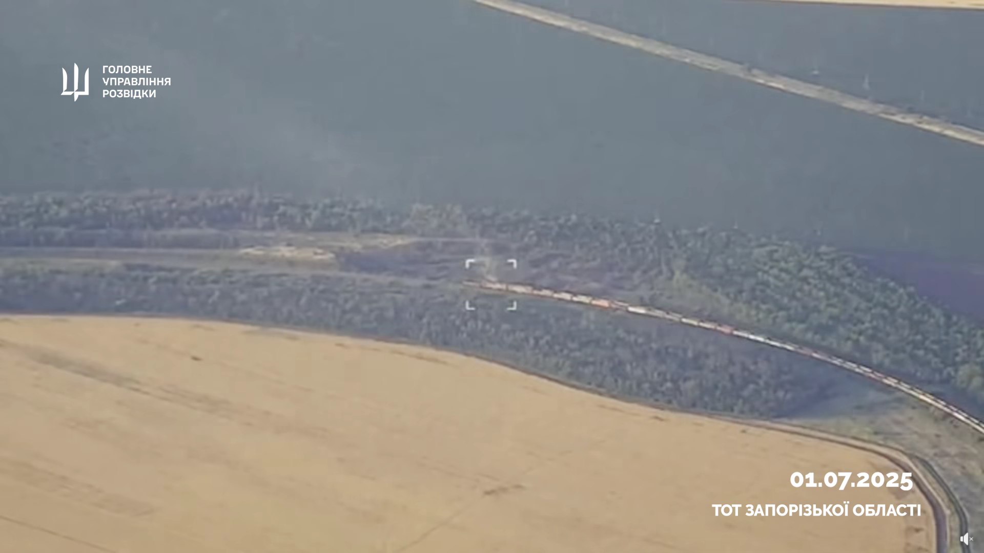 ГУР і партизани двічі підірвали залізницю росіян на ТОТ Запоріжжя