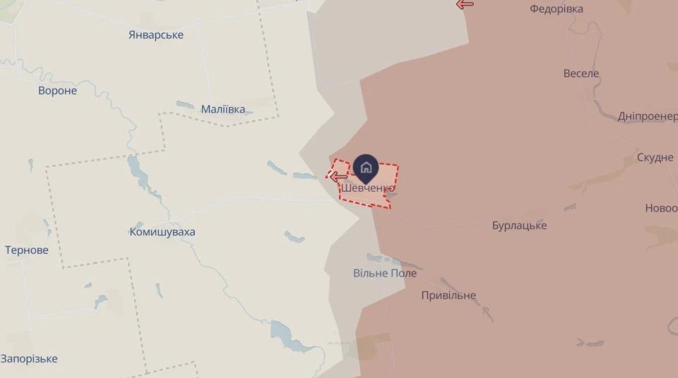 РФ окупувала Шевченко на Донеччині