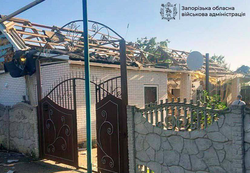 Унаслідок атаки на Запорізьку область поранено жінку
