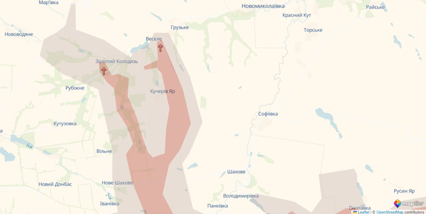 Росіяни просунулися поблизу низки сіл на Донеччині - DeepState