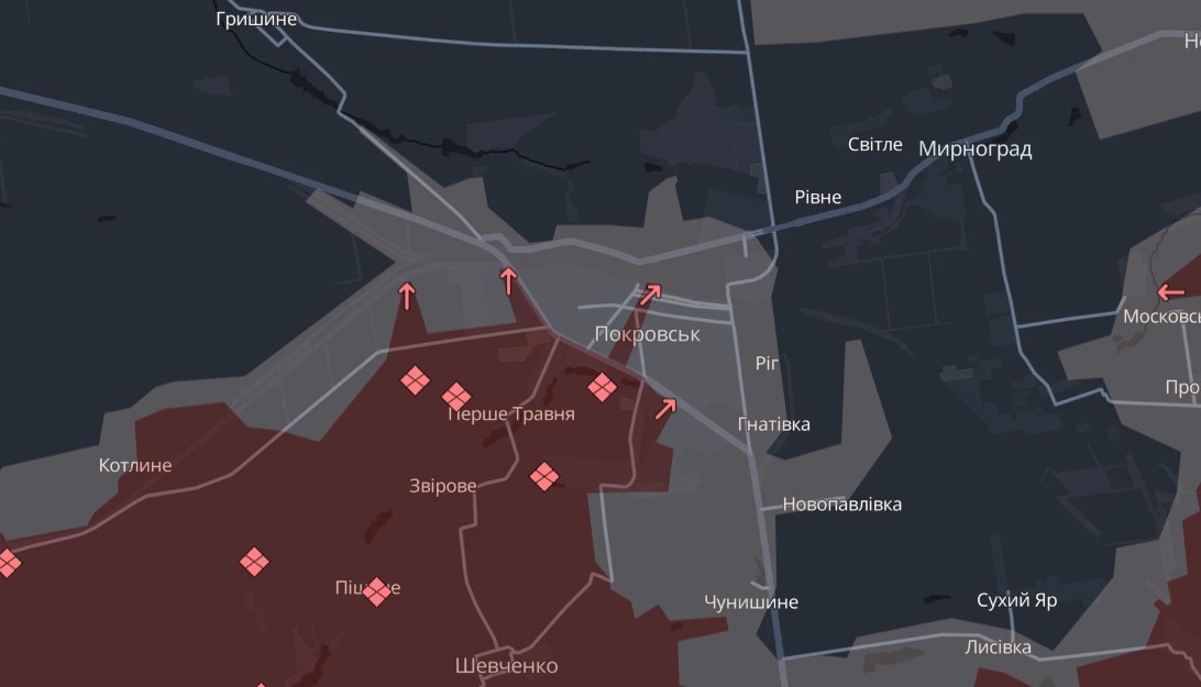 Генштаб: у Покровську триває блокування ворога, що проривається в місто