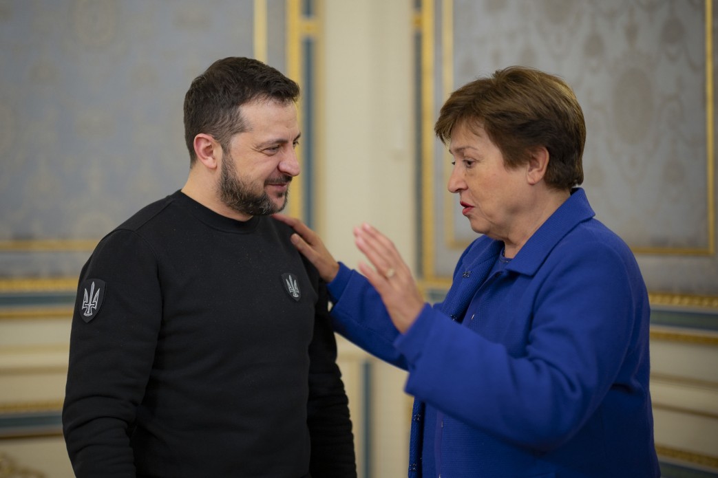 Голова МВФ Крісталіна Георгієва прибула з візитом до Києва