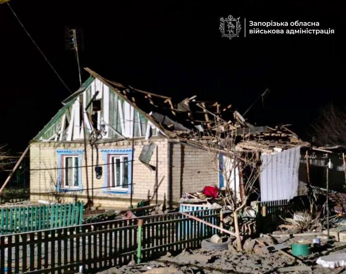 Атака дронів на Запорізький район: у Вільнянську поранені четверо людей, зокрема малолітня дитина