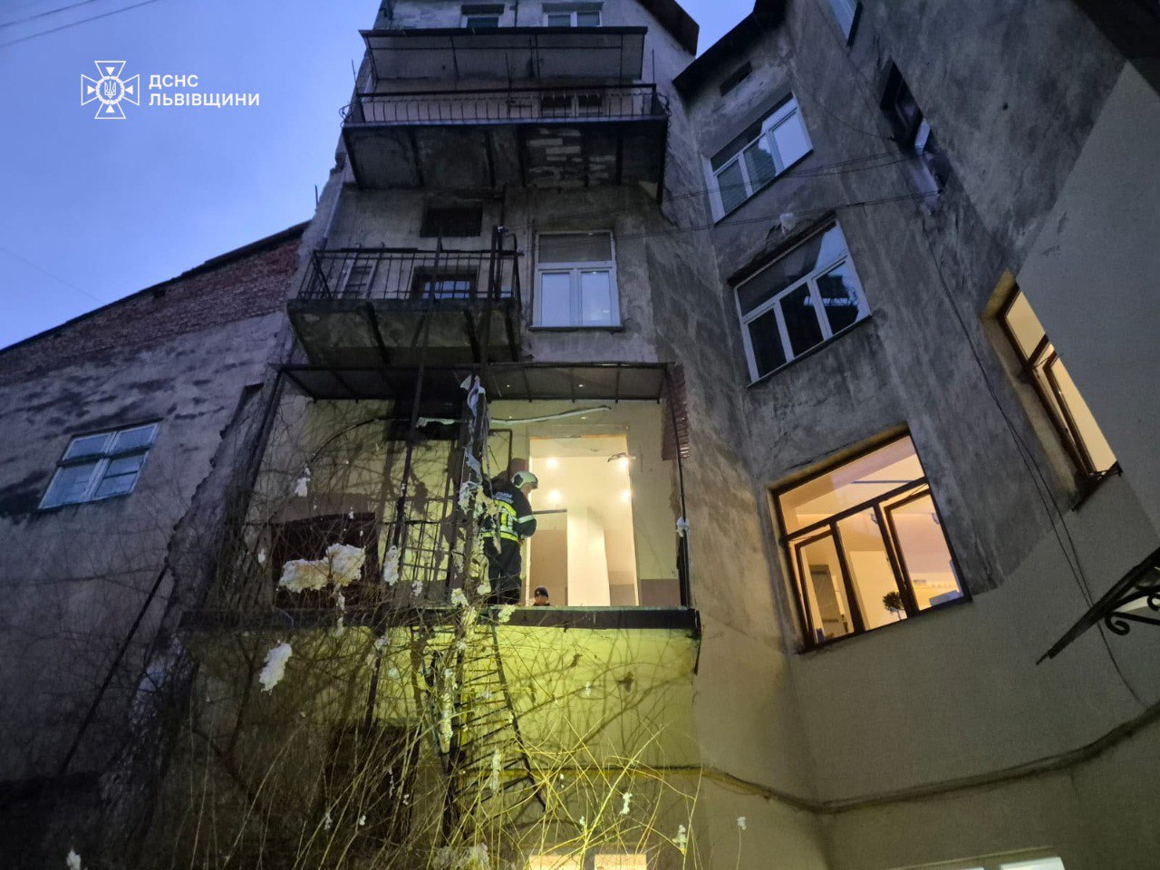 У Львові стався вибух газу: 2 травмованих