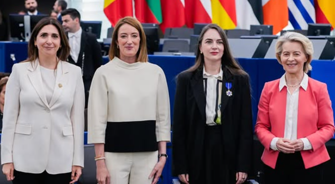 Європарламент нагородив Олександру Матвійчук орденом «За заслуги»
