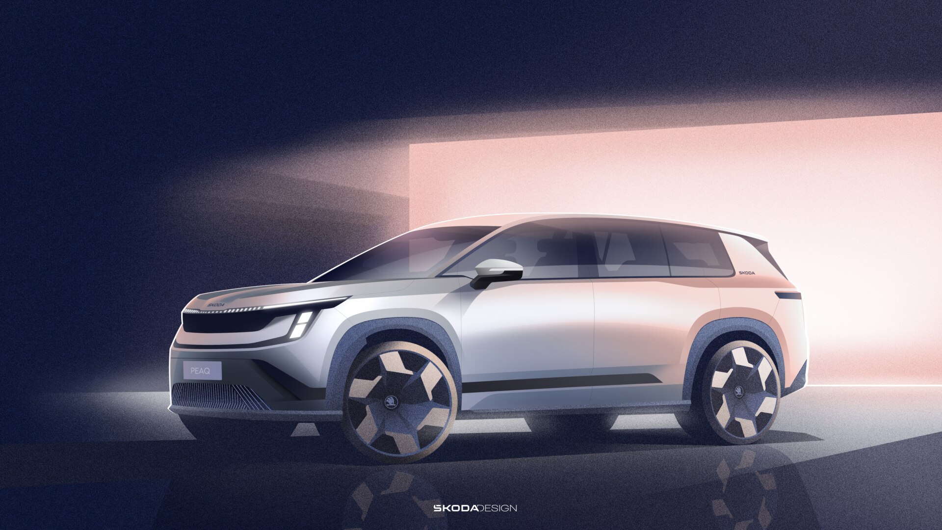 Skoda показала свій новий флагман: 7-місний електрокросовер із 600 км ходу
