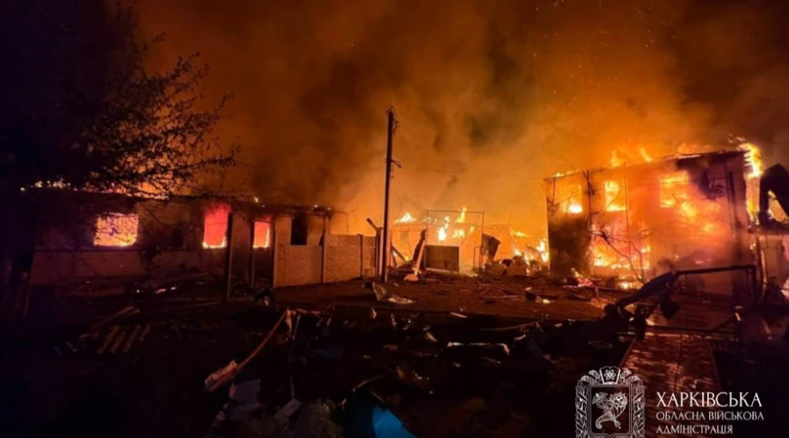 Внаслідок російської атаки на Харківщину постраждали 6 дорослих і 2 дітей