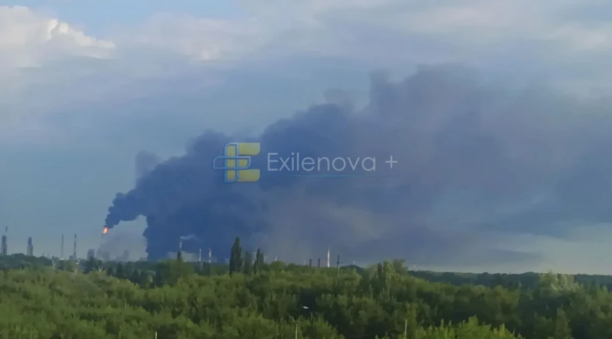 В РФ горить НПЗ "Газпрому" в Башкортостані після атаки дронів