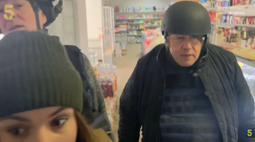 Борис Джонсон зняв документальний фільм про війну в Україні