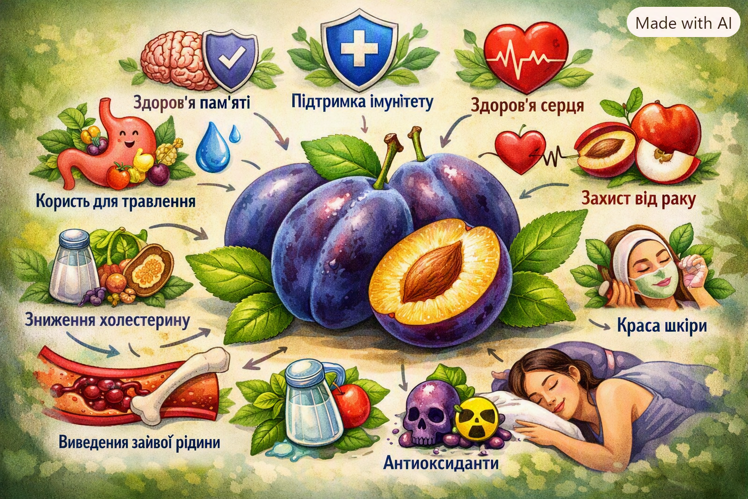 20 корисних властивостей слив: недооцінений цілющий суперфуд