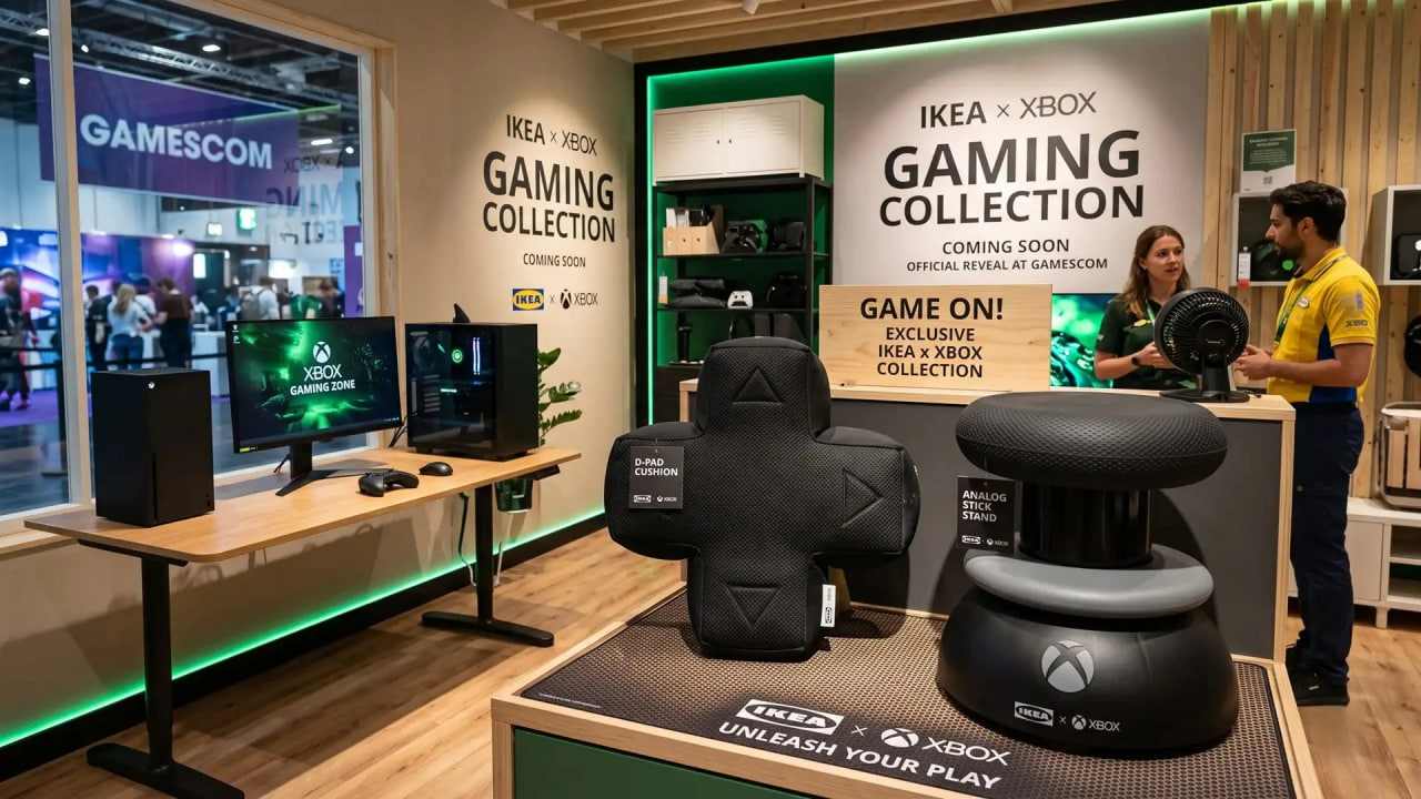 Xbox об’єдналася з IKEA: компанії тизерять меблі для геймерів