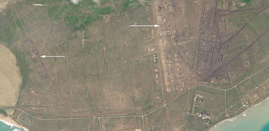 У Криму окупанти розгорнули масштабний військовий табір (фото)