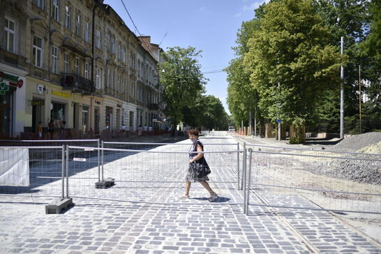 Реконструкція вул. Бандери у Львові триває: до кінця року ремонтні роботи планують завершити  (відео)