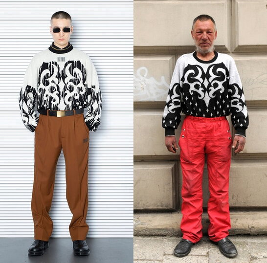Модний бренд скопіював образи львівського безпритульного Славіка (фото)