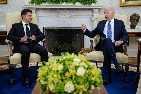 У Вашингтоні відбулась зустріч президентів Зеленського та Байдена (відео)