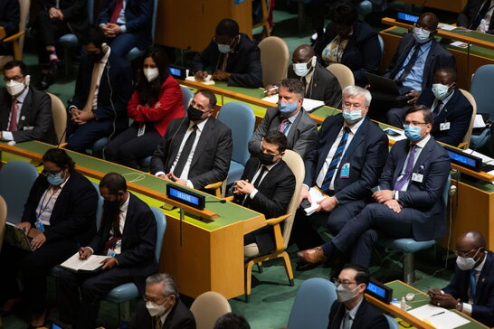 Відкриття 76-ї сесії Генасамблеї ООН у США: Зеленський провів переговори з главою Єврокомісії (відео)