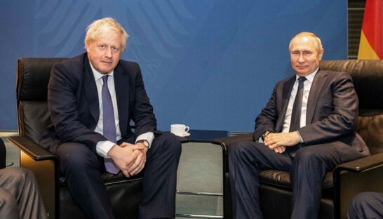 Джонсон і Путін поговорили про війну на Україні