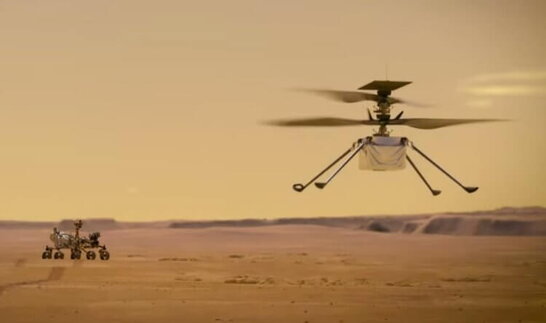 Політ мінігелікоптера Ingenuity над Марсом (відео)