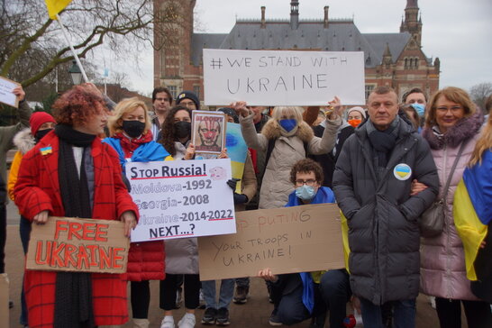 "Нідерланди з Україною": у Гаазі провели акцію проти агресії РФ (фото)