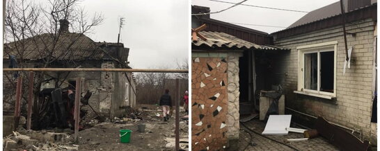 Евакуаційний транспорт, який виїхав до Волновахи для допомоги та порятунку українців потрапив під обстріл російських градів