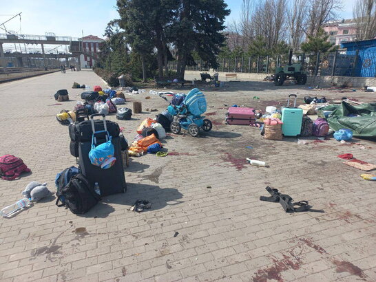 Рашисти вдарили Точкою-У по залізничному вокзалу Краматорська (відео)