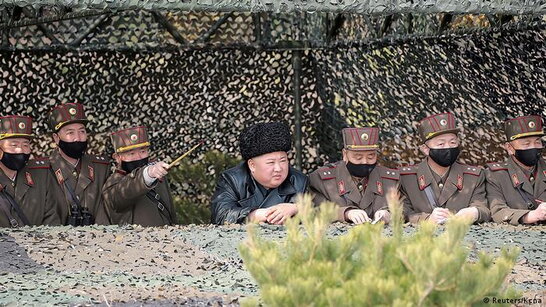 Північна Корея відкрила вогонь із артилерійських знарядь у море